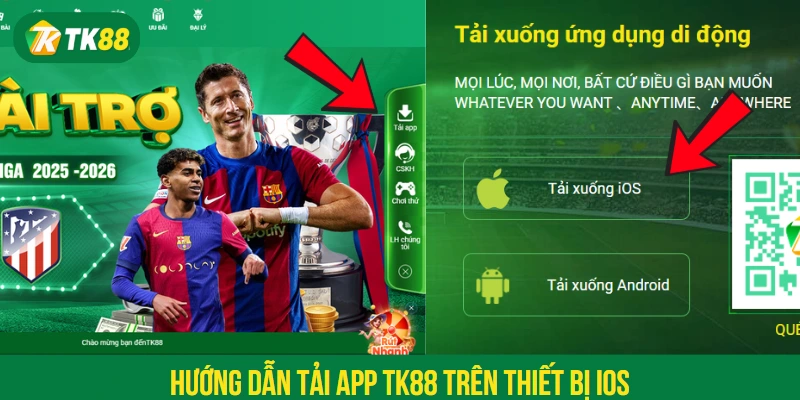 Hướng dẫn tải app TK88 trên thiết bị iOS