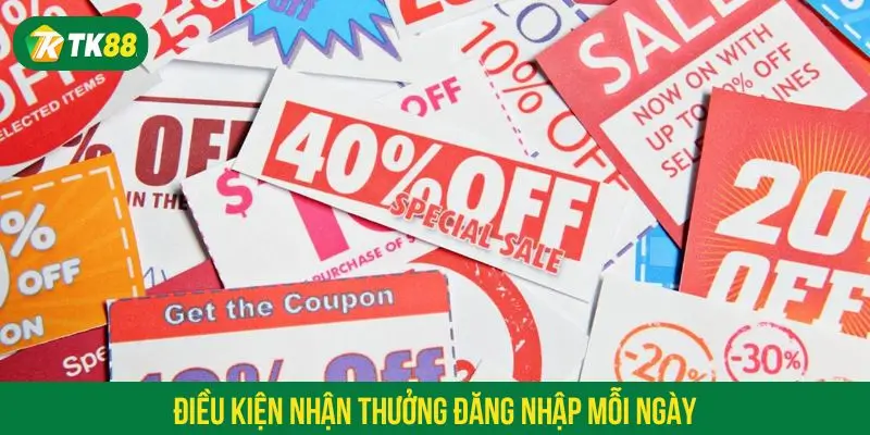 Người chơi tuân thủ điều kiện để nhận thưởng