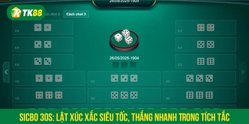 Sicbo 30s