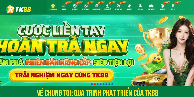 Về chúng tôi: Quá trình phát triển của TK88