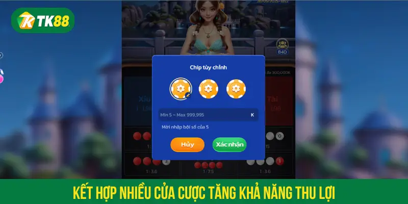 Kết hợp nhiều cửa cược tăng khả năng thu lợi